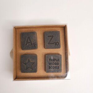 Pottery Barn Set of Four Scrabble Pushpins